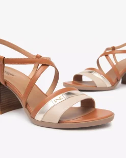 Nero Giardini Sandali Donna in Pelle e Materiale Tecnico New