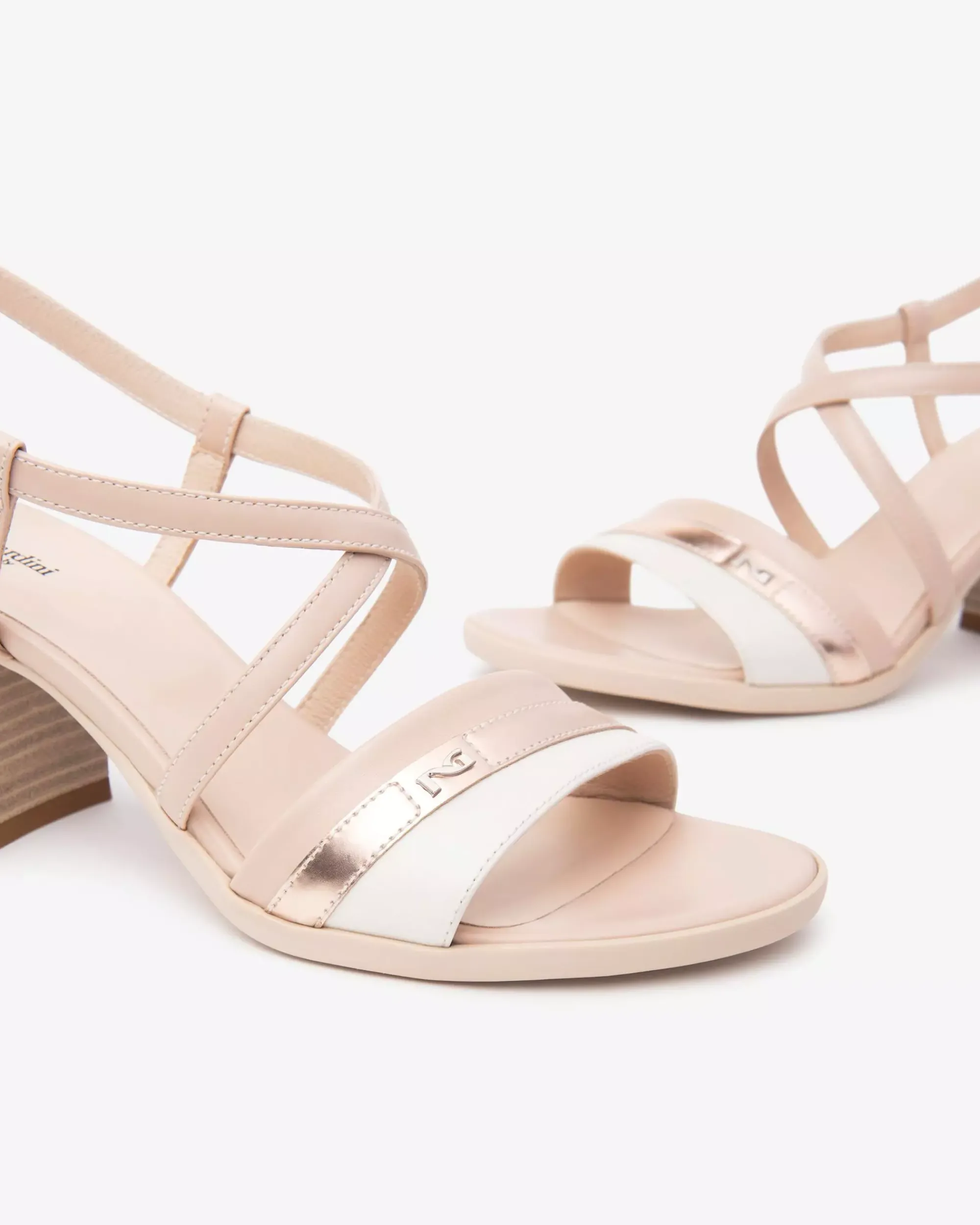 Nero Giardini Sandali Donna in Pelle e Materiale Tecnico New