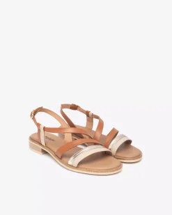 Nero Giardini Sandali Donna in Pelle e Materiale Tecnico Clearance