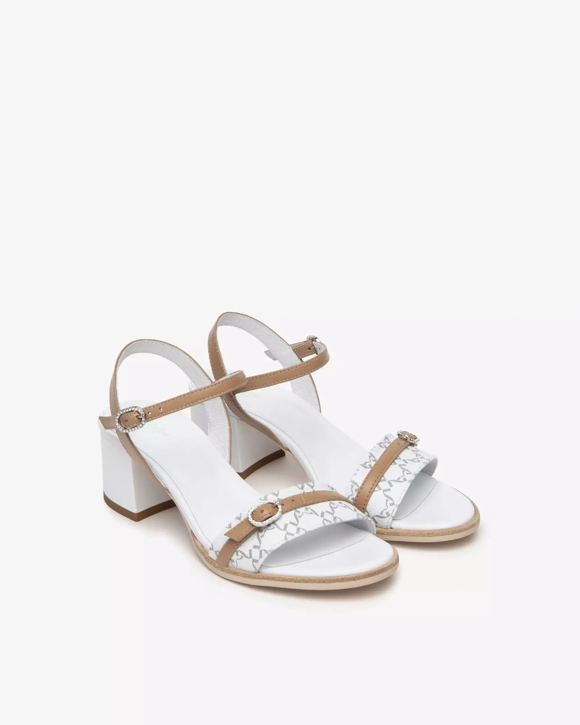Nero Giardini Sandali Donna in Pelle e Materiale Tecnico New