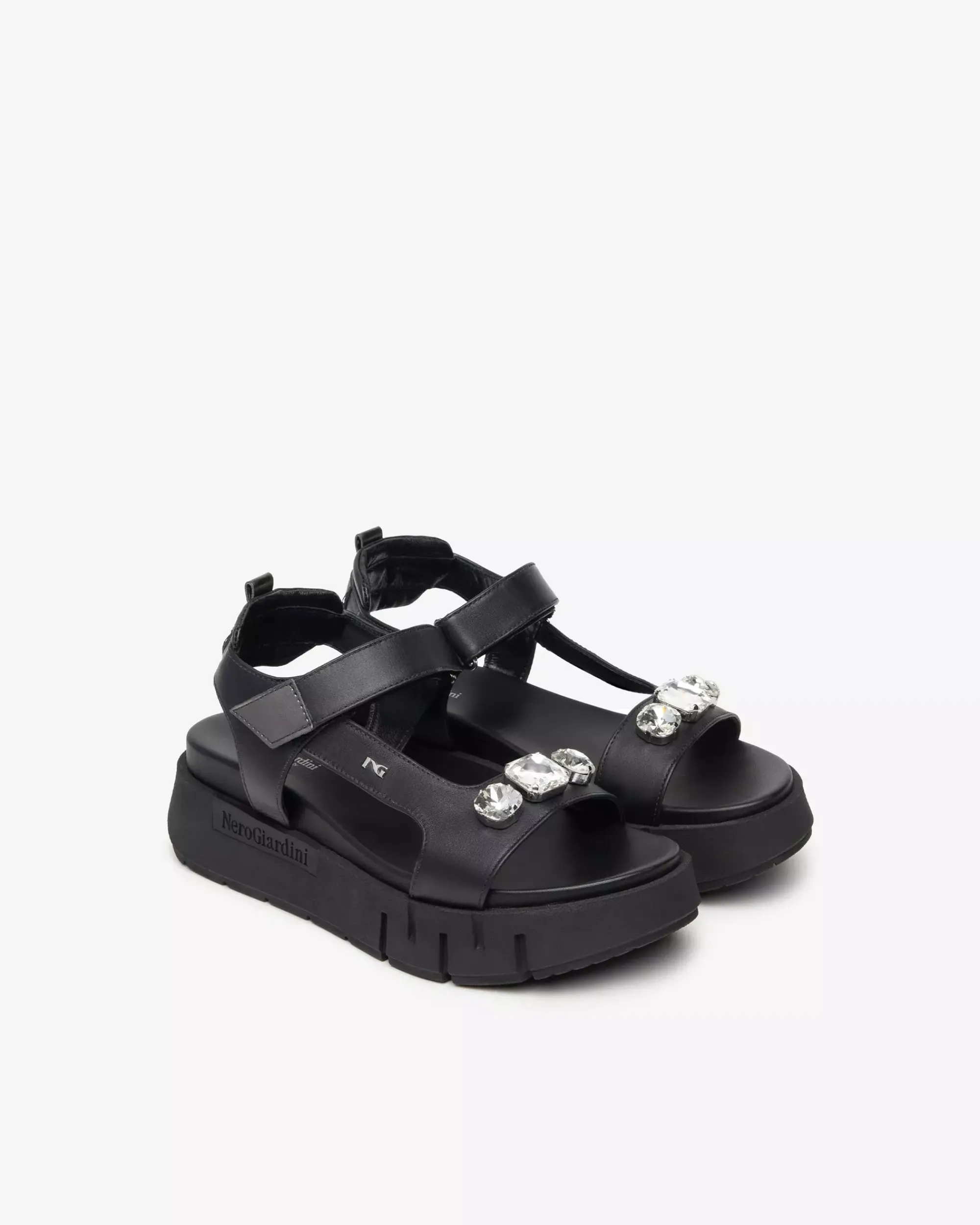 Nero Giardini Sandali Donna in Pelle e Materiale Tecnico Outlet
