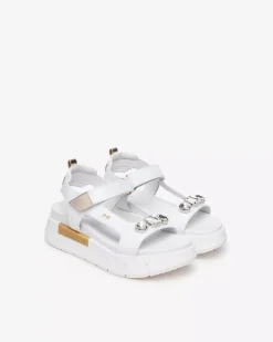Nero Giardini Sandali Donna in Pelle e Materiale Tecnico Outlet