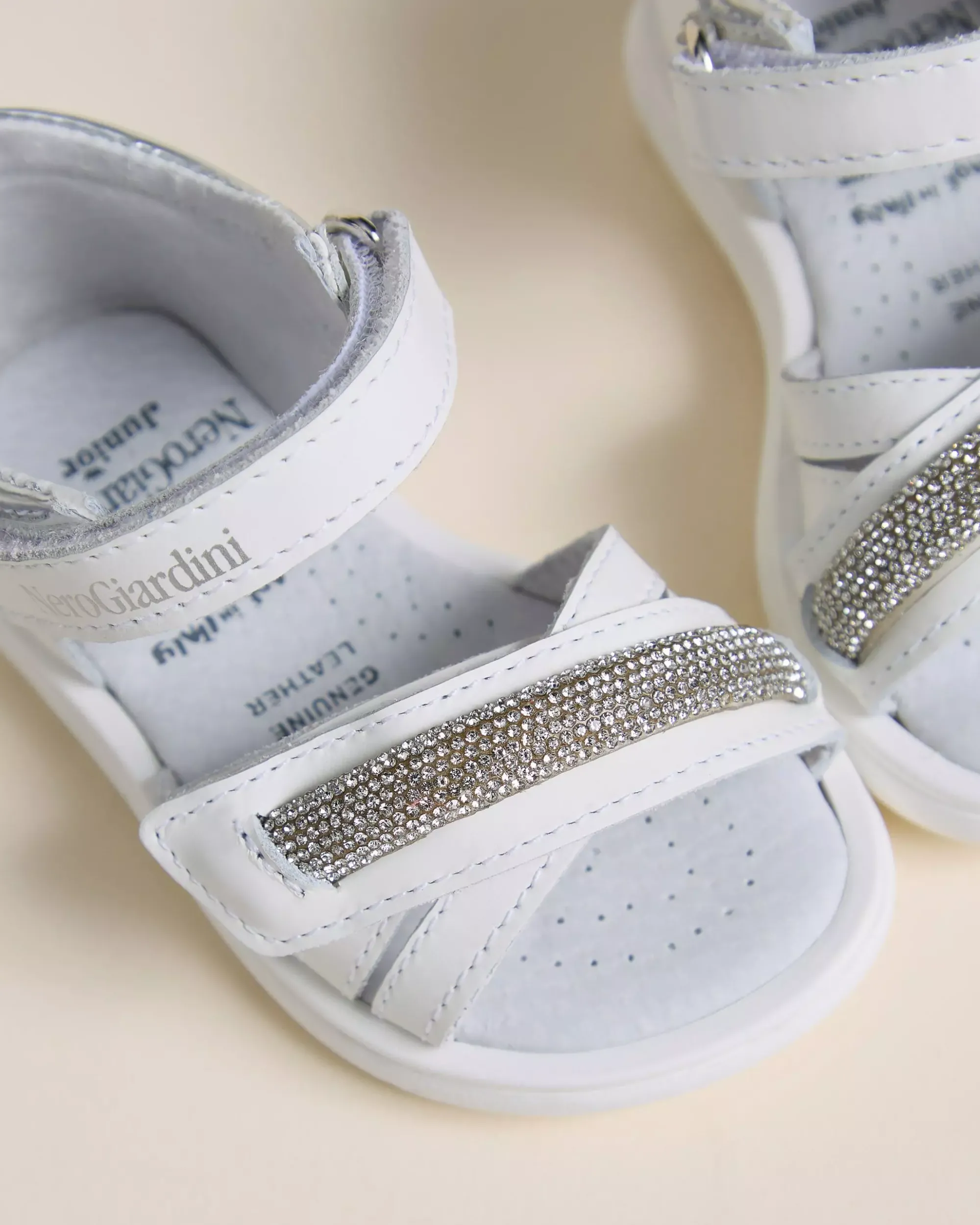 Nero Giardini Sandali Junior da Bambina in Pelle e Materiale Tecnico Discount