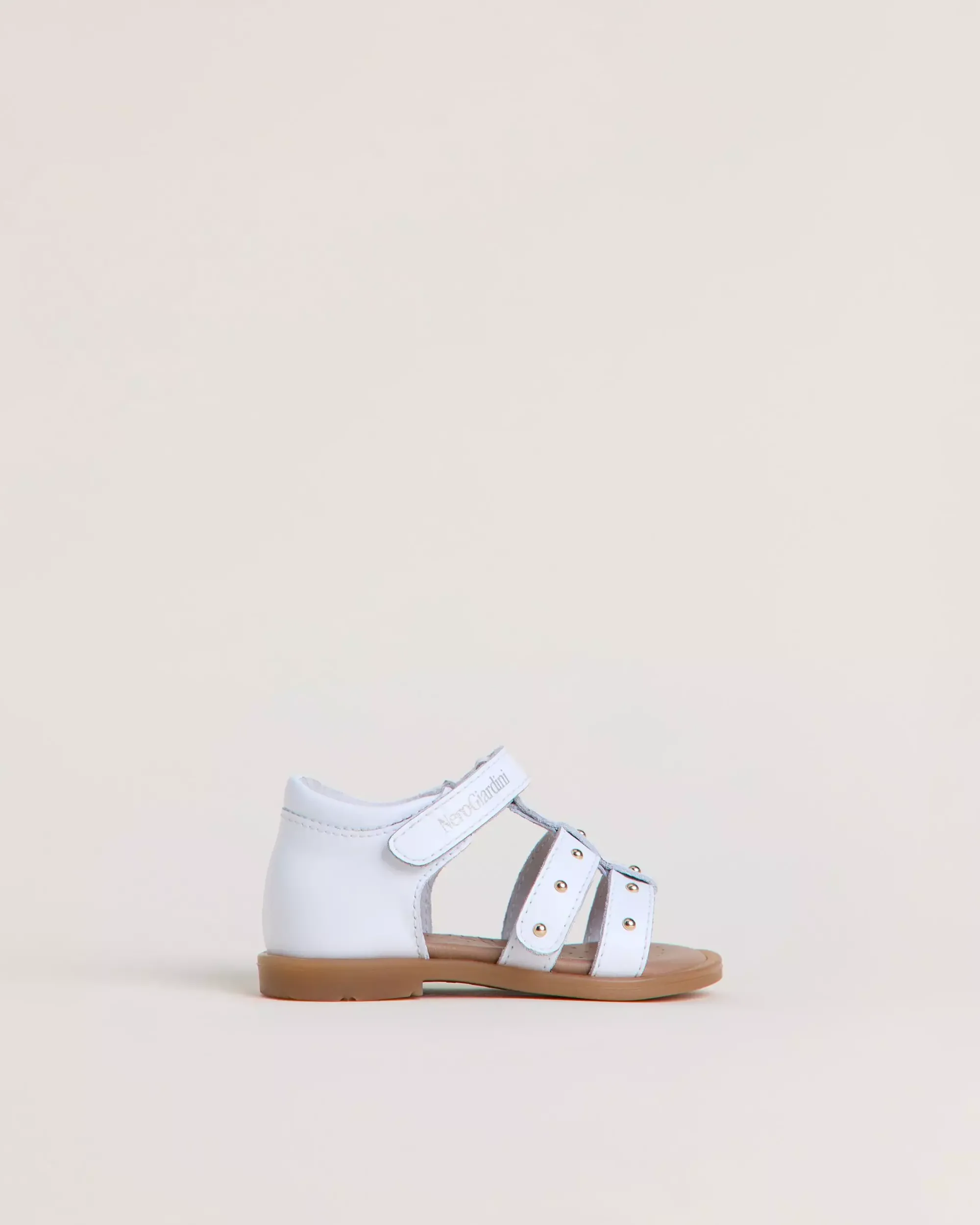 Nero Giardini Sandali Junior da Bambina in Pelle Bianco New