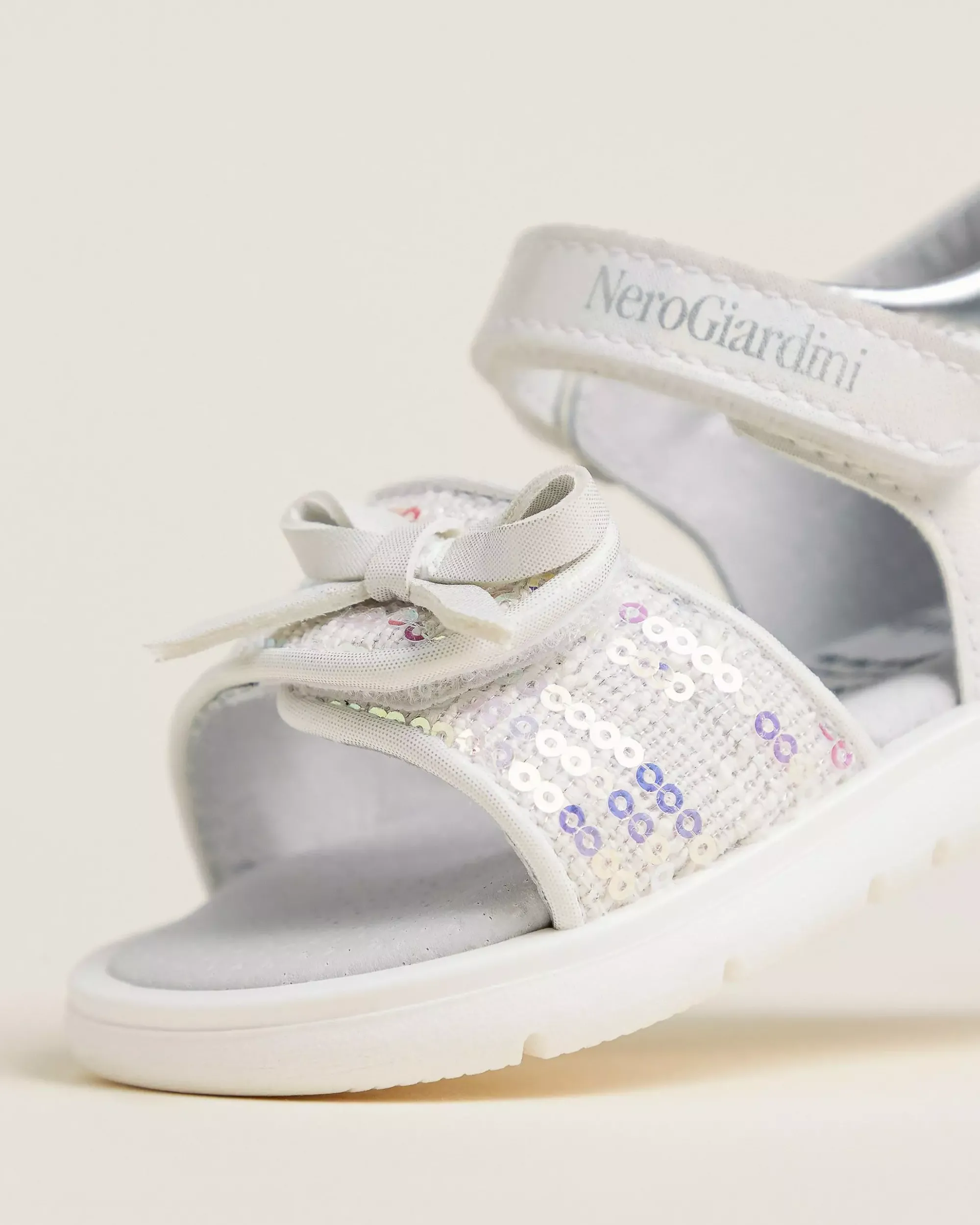 Nero Giardini Sandali Junior da Bambina in Materiale Tecnico e Tessuto Outlet