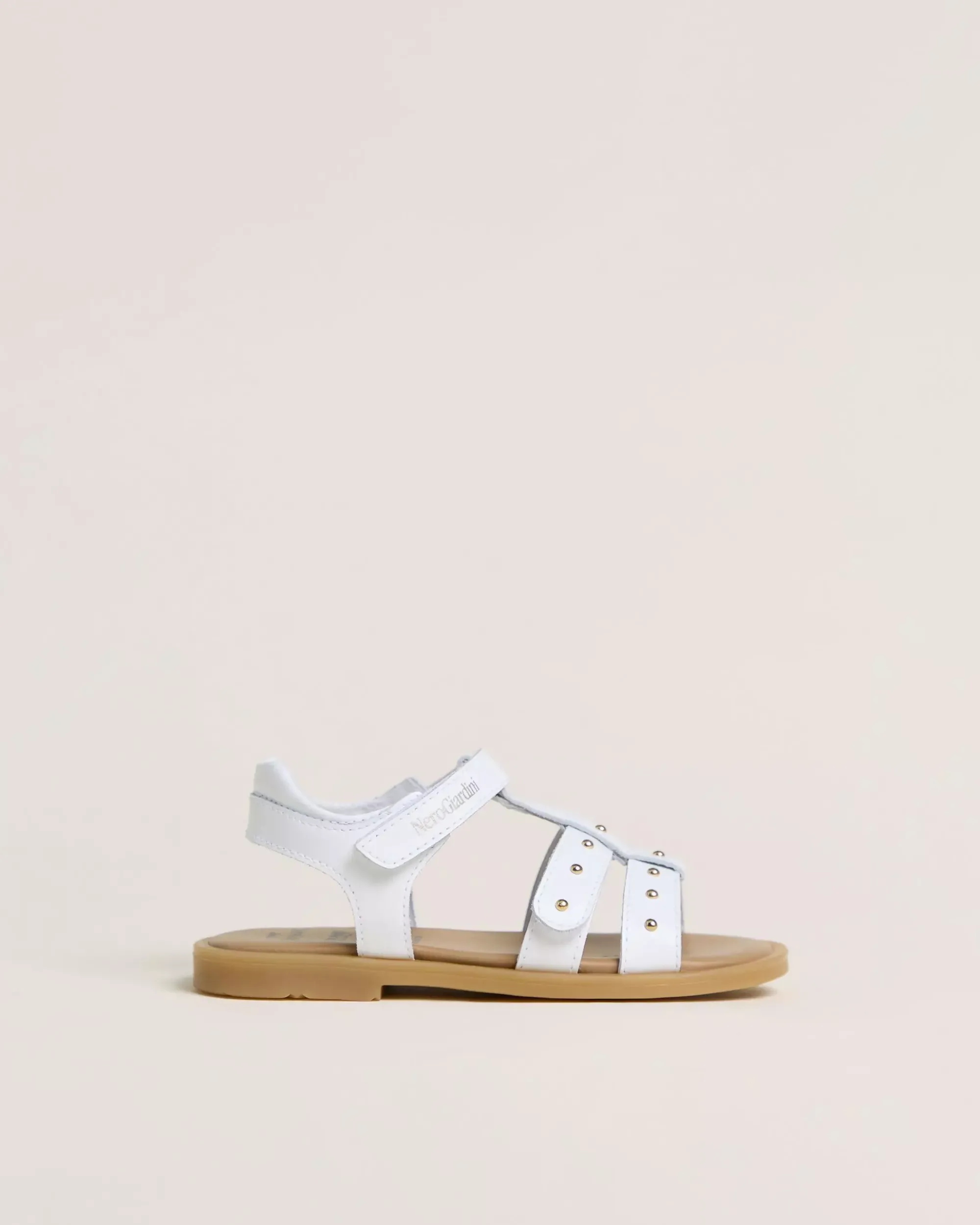 Nero Giardini Sandali Junior da Bambina in Pelle Bianco Online