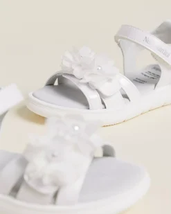 Nero Giardini Sandali Junior da Bambina in Pelle e Materiale Tecnico