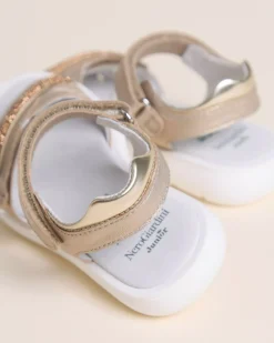 Nero Giardini Sandali Junior da Bambina in Pelle e Materiale Tecnico Best