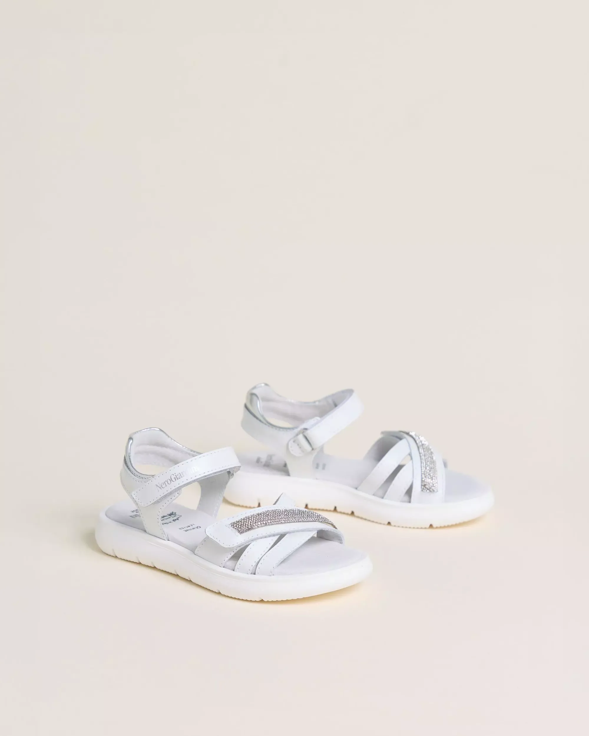 Nero Giardini Sandali Junior da Bambina in Pelle e Materiale Tecnico Best