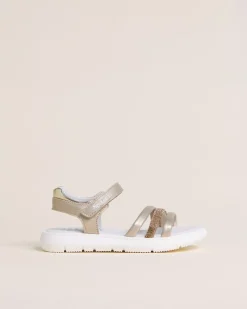 Nero Giardini Sandali Teen da Ragazza in Pelle e Materiale Tecnico Best