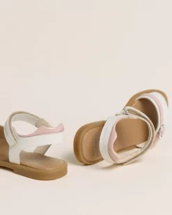 Nero Giardini Sandali Teen da Ragazza in Pelle e Materiale Tecnico New
