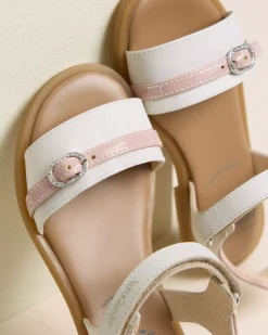 Nero Giardini Sandali Teen da Ragazza in Pelle e Materiale Tecnico New