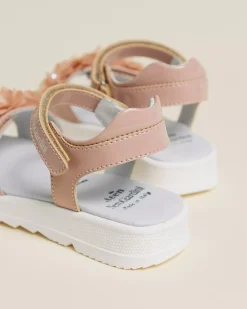 Nero Giardini Sandali Teen da Ragazza in Pelle e Materiale Tecnico Sale