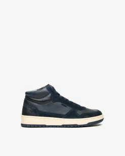Nero Giardini Sneakers Alta Uomo in Pelle e Camoscio Best