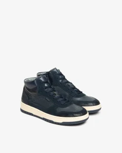 Nero Giardini Sneakers Alta Uomo in Pelle e Camoscio Best