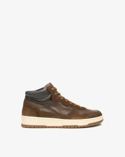 Nero Giardini Sneakers Alta Uomo in Pelle e Camoscio Best