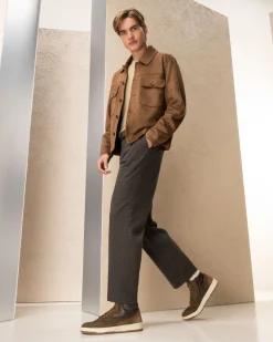 Nero Giardini Sneakers Alta Uomo in Pelle e Camoscio Best
