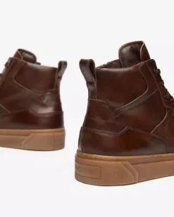 Nero Giardini Sneakers Alta Uomo in Pelle T. Di Moro
