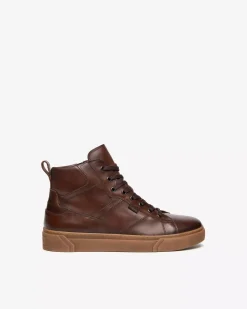 Nero Giardini Sneakers Alta Uomo in Pelle T. Di Moro