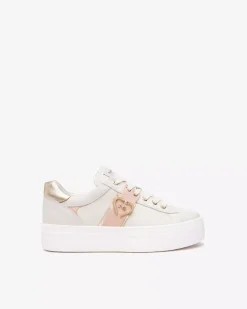 Nero Giardini Sneakers Donna in Pelle Avorio Online