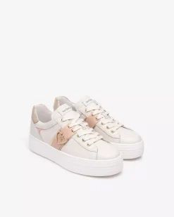 Nero Giardini Sneakers Donna in Pelle Avorio Online