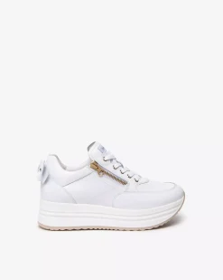 Nero Giardini Sneakers Donna in Pelle Bianco Hot