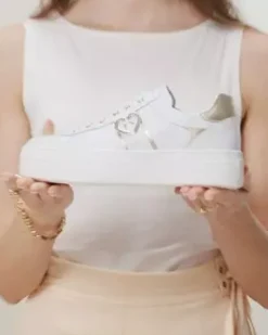 Nero Giardini Sneakers Donna in Pelle Bianco Hot