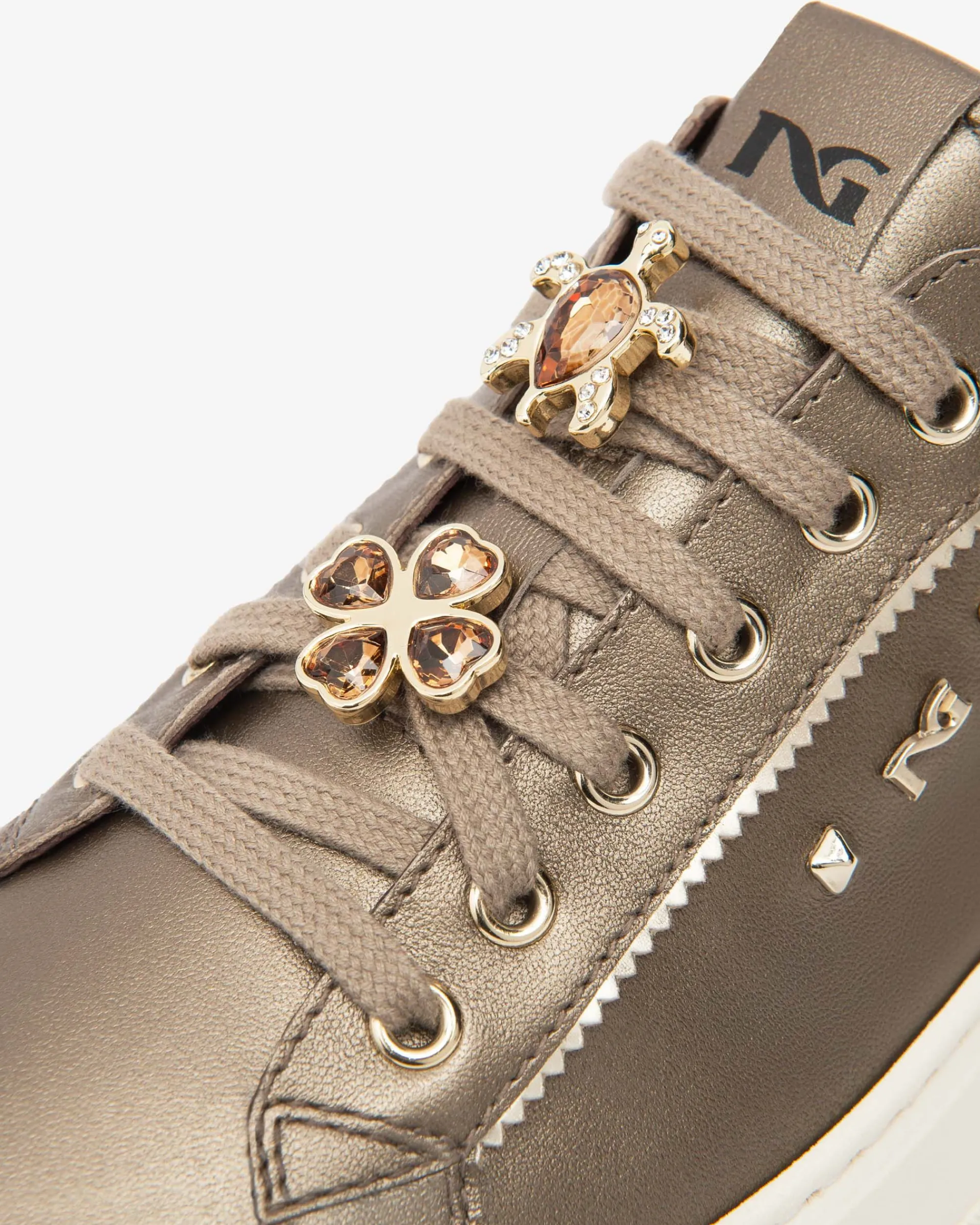 Nero Giardini Sneakers Donna in Pelle e Materiale Tecnico Discount