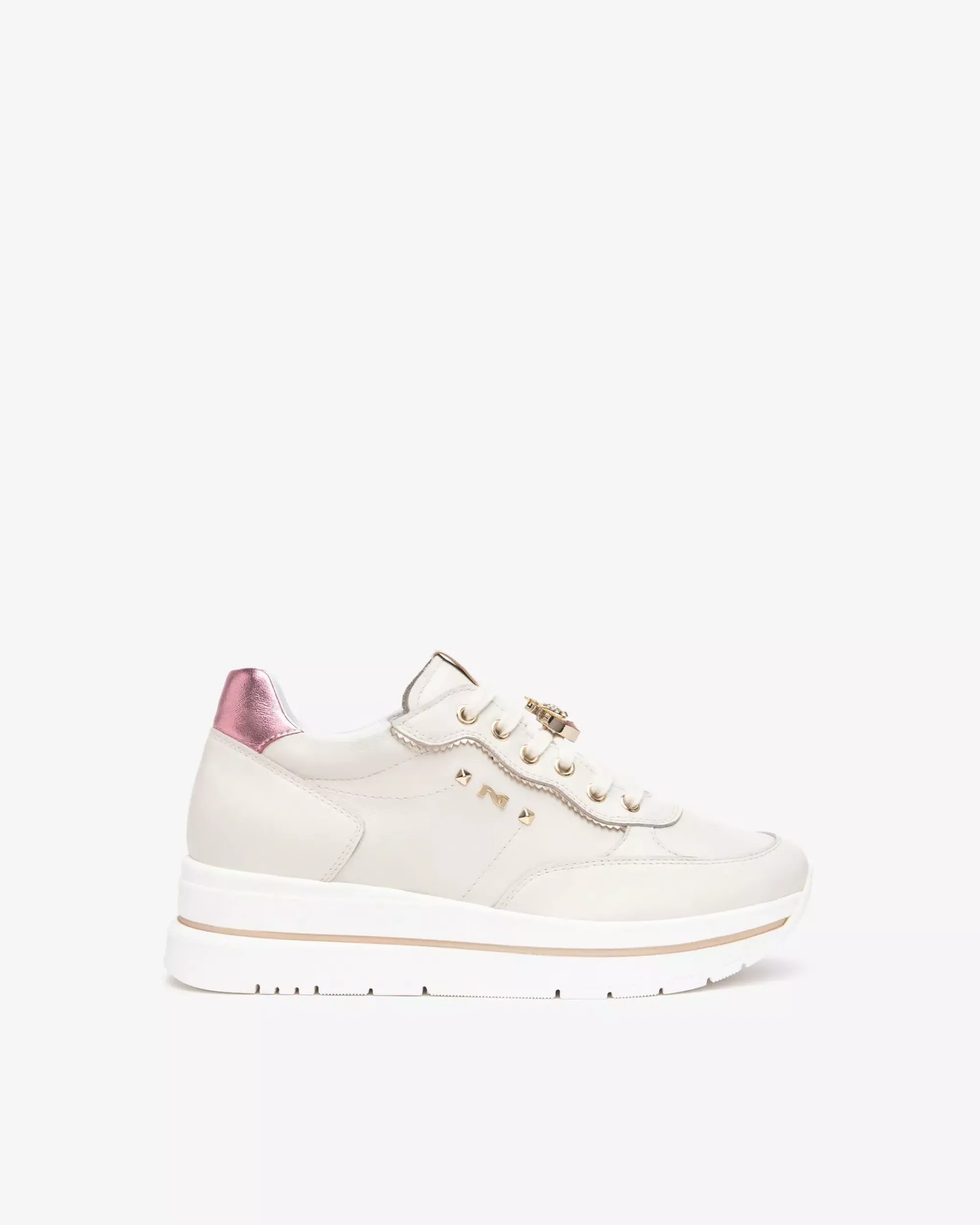 Nero Giardini Sneakers Donna in Pelle e Materiale Tecnico Discount