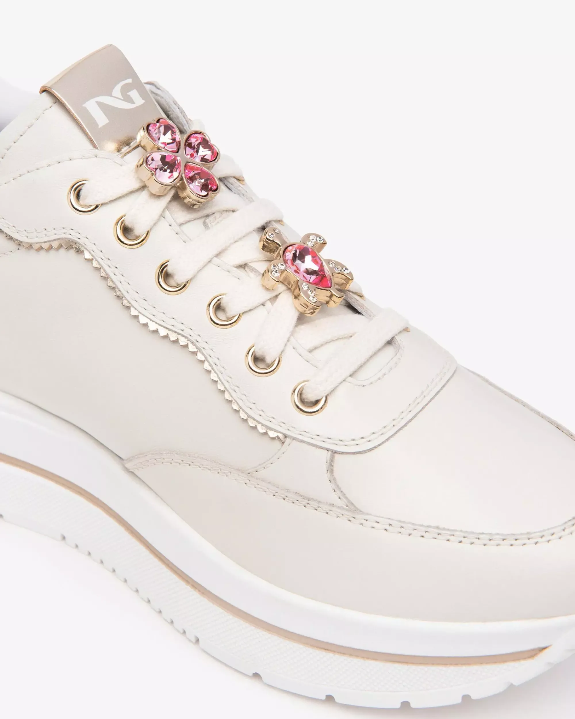Nero Giardini Sneakers Donna in Pelle e Materiale Tecnico Discount