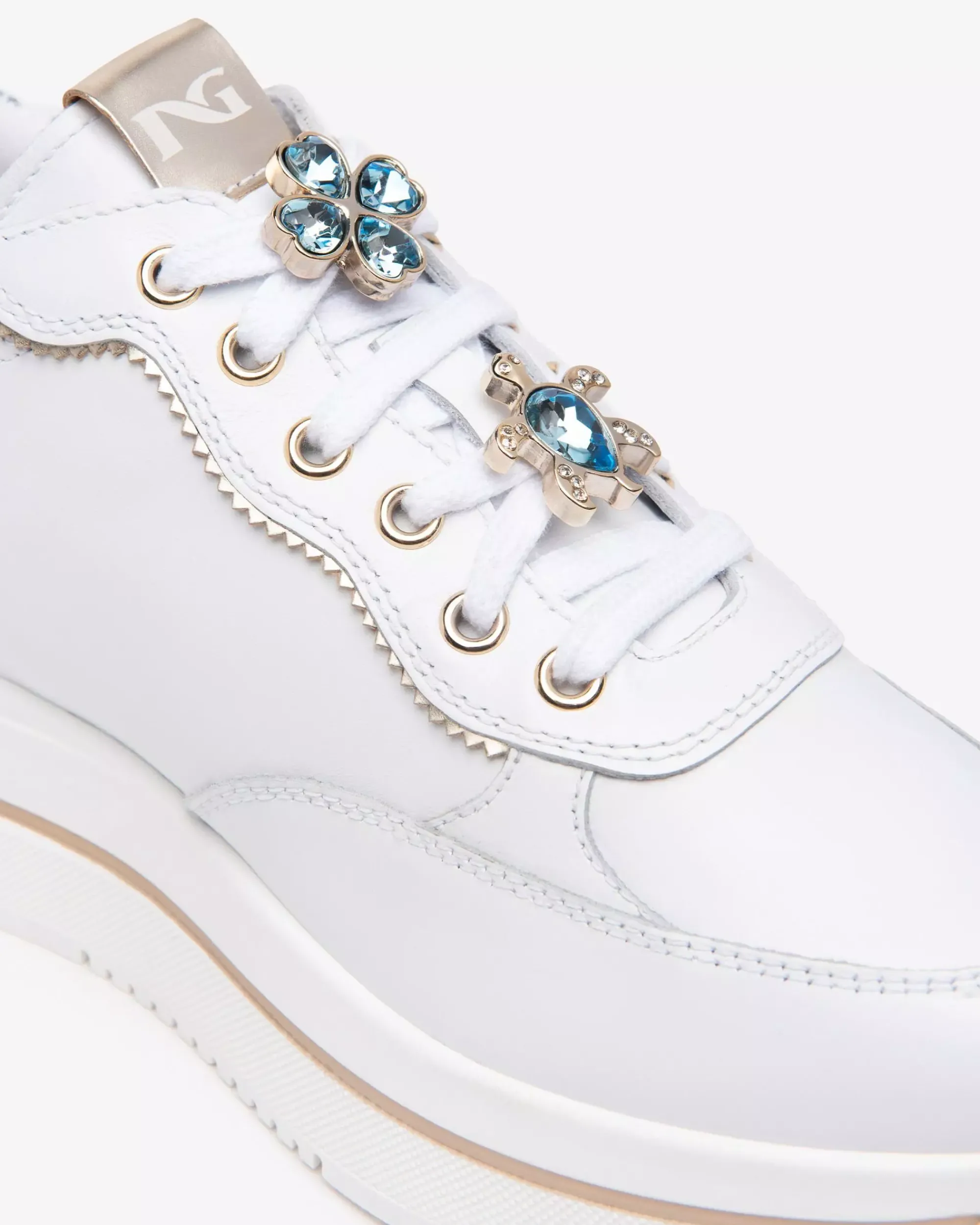 Nero Giardini Sneakers Donna in Pelle e Materiale Tecnico Discount