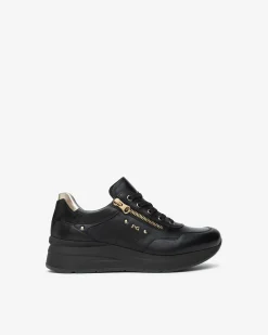 Nero Giardini Sneakers Donna in Pelle e Materiale Tecnico Clearance