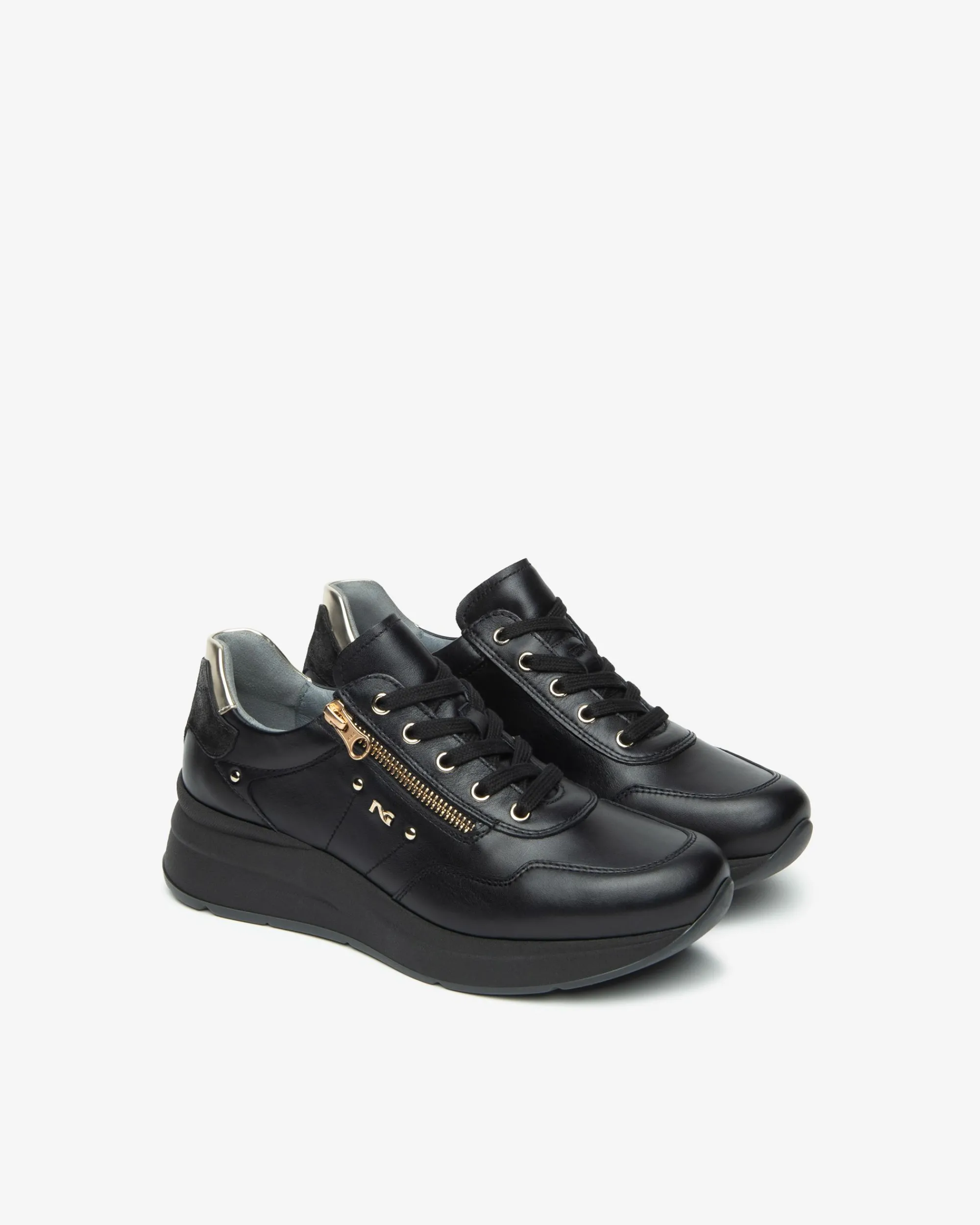 Nero Giardini Sneakers Donna in Pelle e Materiale Tecnico Clearance