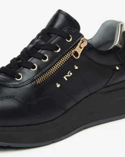 Nero Giardini Sneakers Donna in Pelle e Materiale Tecnico Clearance