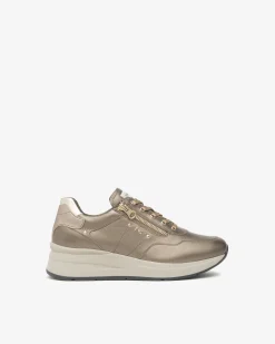 Nero Giardini Sneakers Donna in Pelle e Materiale Tecnico Clearance