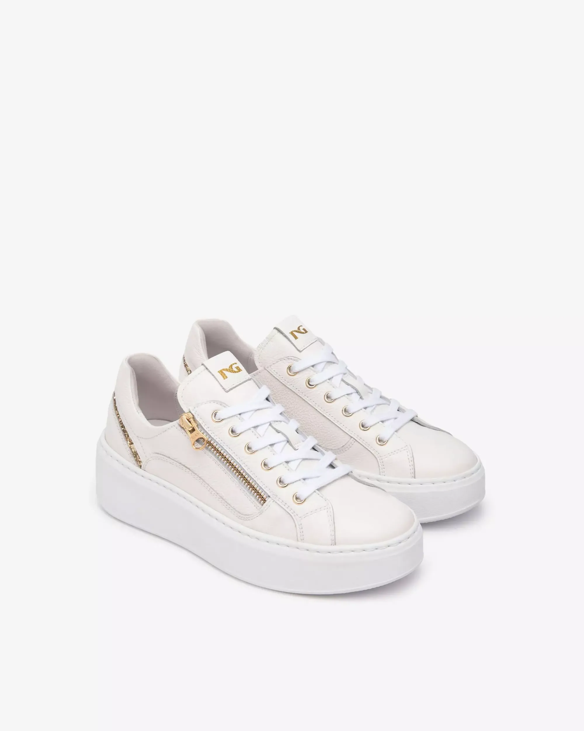 Nero Giardini Sneakers Donna in Pelle e Materiale Tecnico Best