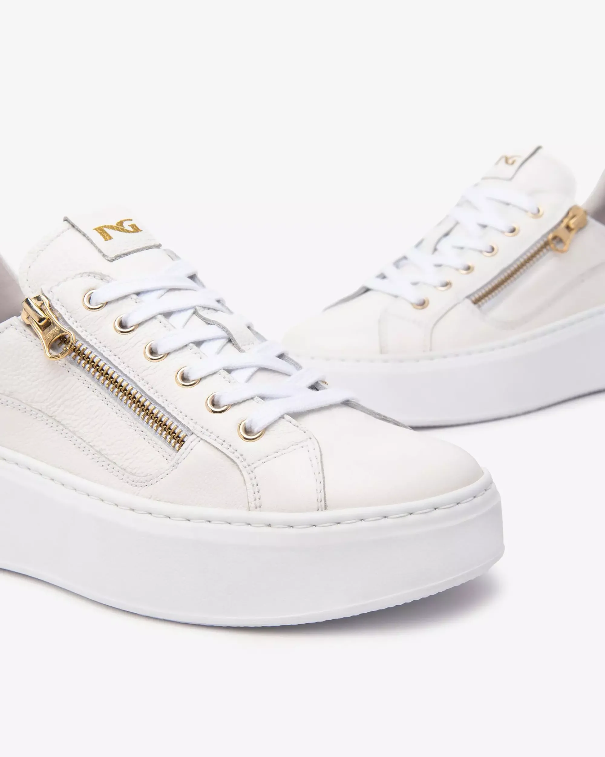 Nero Giardini Sneakers Donna in Pelle e Materiale Tecnico Best