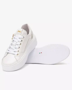 Nero Giardini Sneakers Donna in Pelle e Materiale Tecnico Best