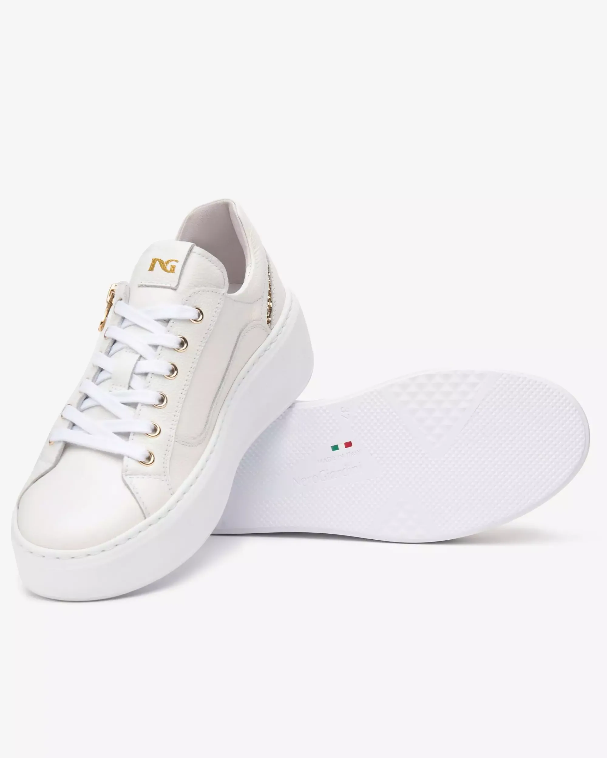 Nero Giardini Sneakers Donna in Pelle e Materiale Tecnico Best