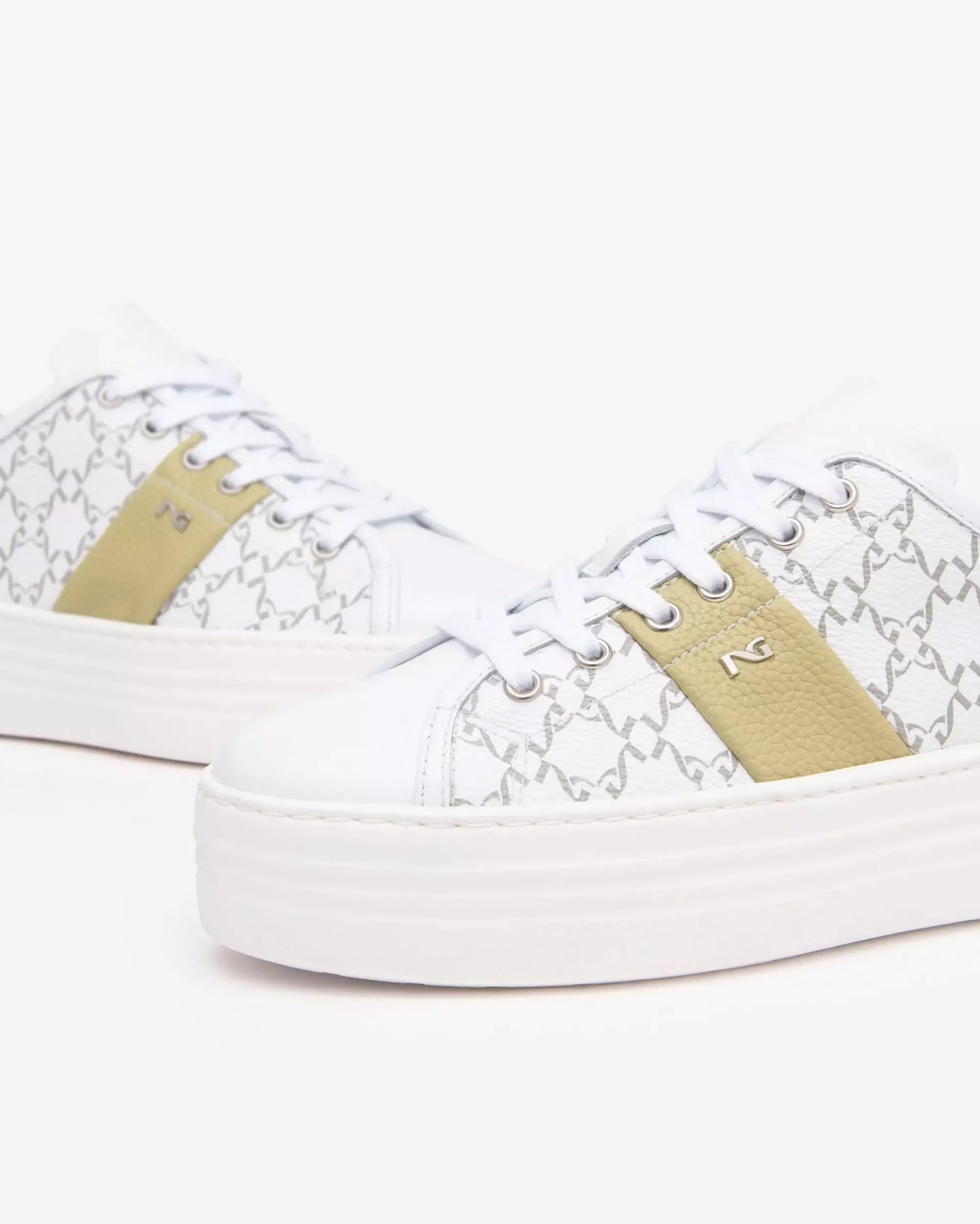 Nero Giardini Sneakers Donna in Pelle e Materiale Tecnico Outlet