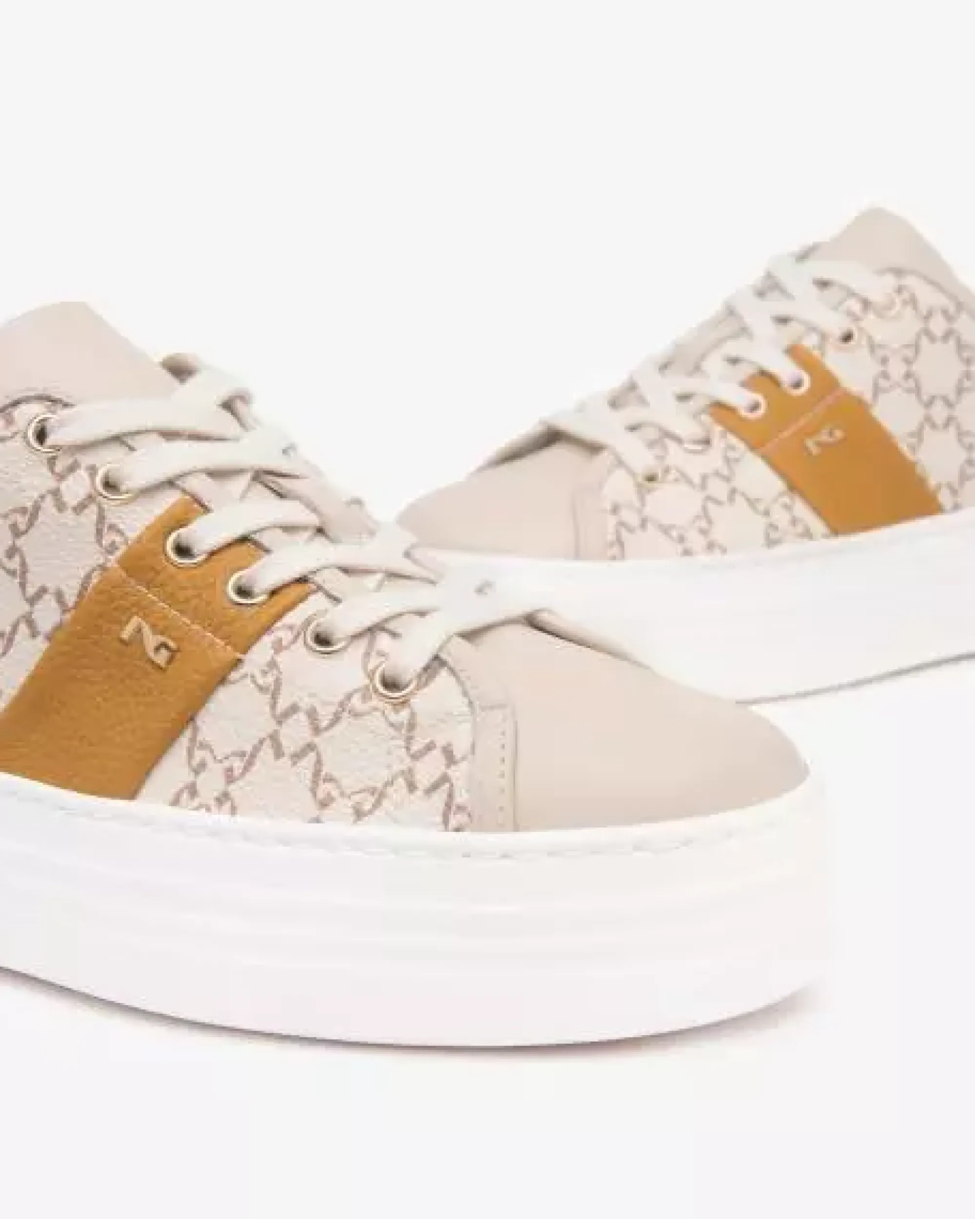 Nero Giardini Sneakers Donna in Pelle e Materiale Tecnico Outlet