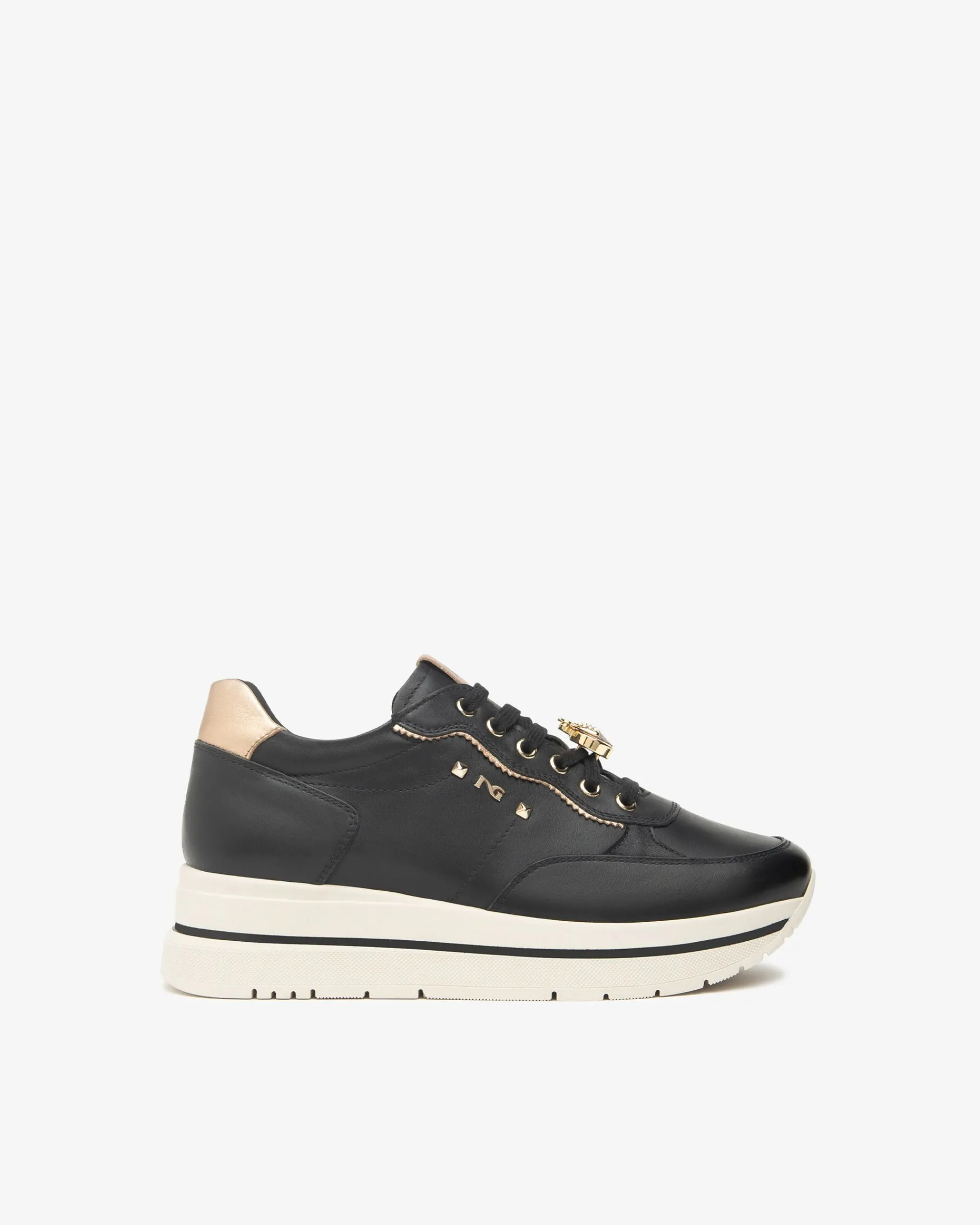 Nero Giardini Sneakers Donna in Pelle e Materiale Tecnico Discount