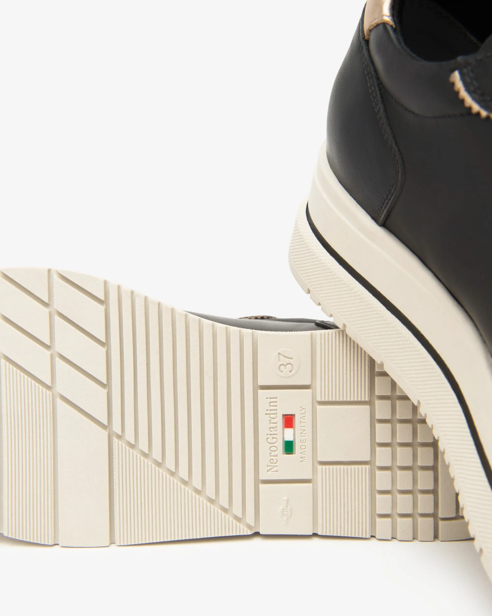 Nero Giardini Sneakers Donna in Pelle e Materiale Tecnico Discount