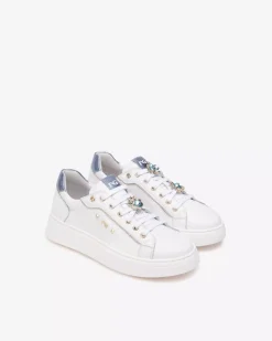 Nero Giardini Sneakers Donna in Pelle e Materiale Tecnico Outlet