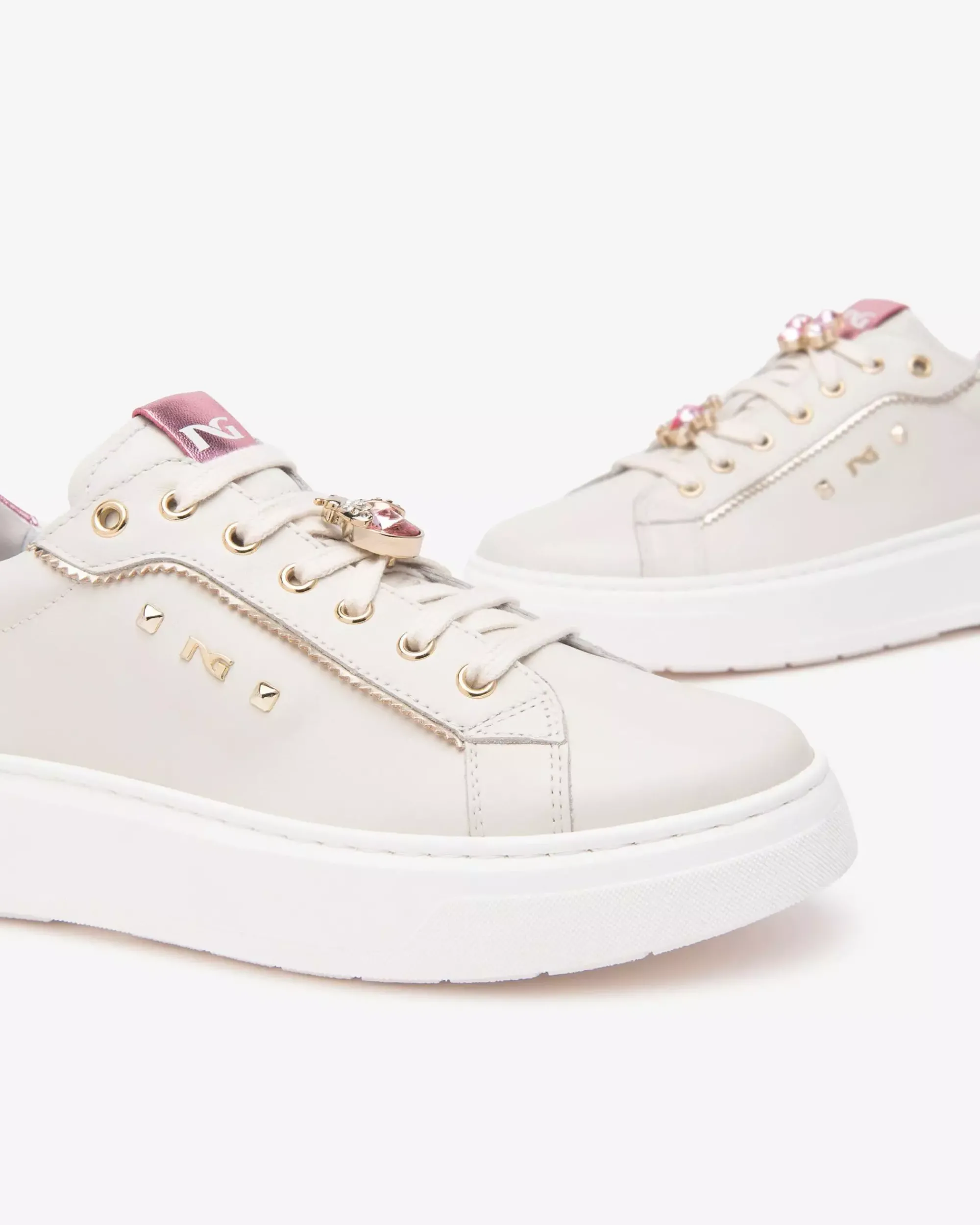 Nero Giardini Sneakers Donna in Pelle e Materiale Tecnico Outlet