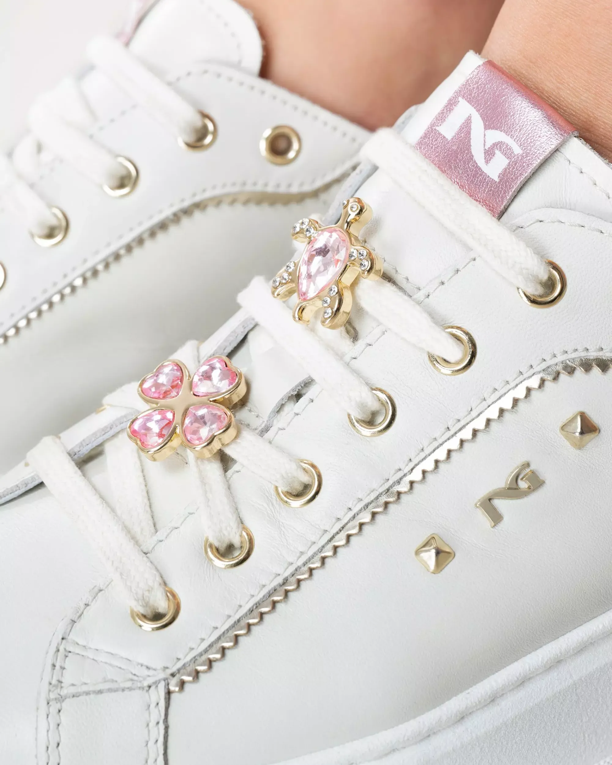 Nero Giardini Sneakers Donna in Pelle e Materiale Tecnico Outlet