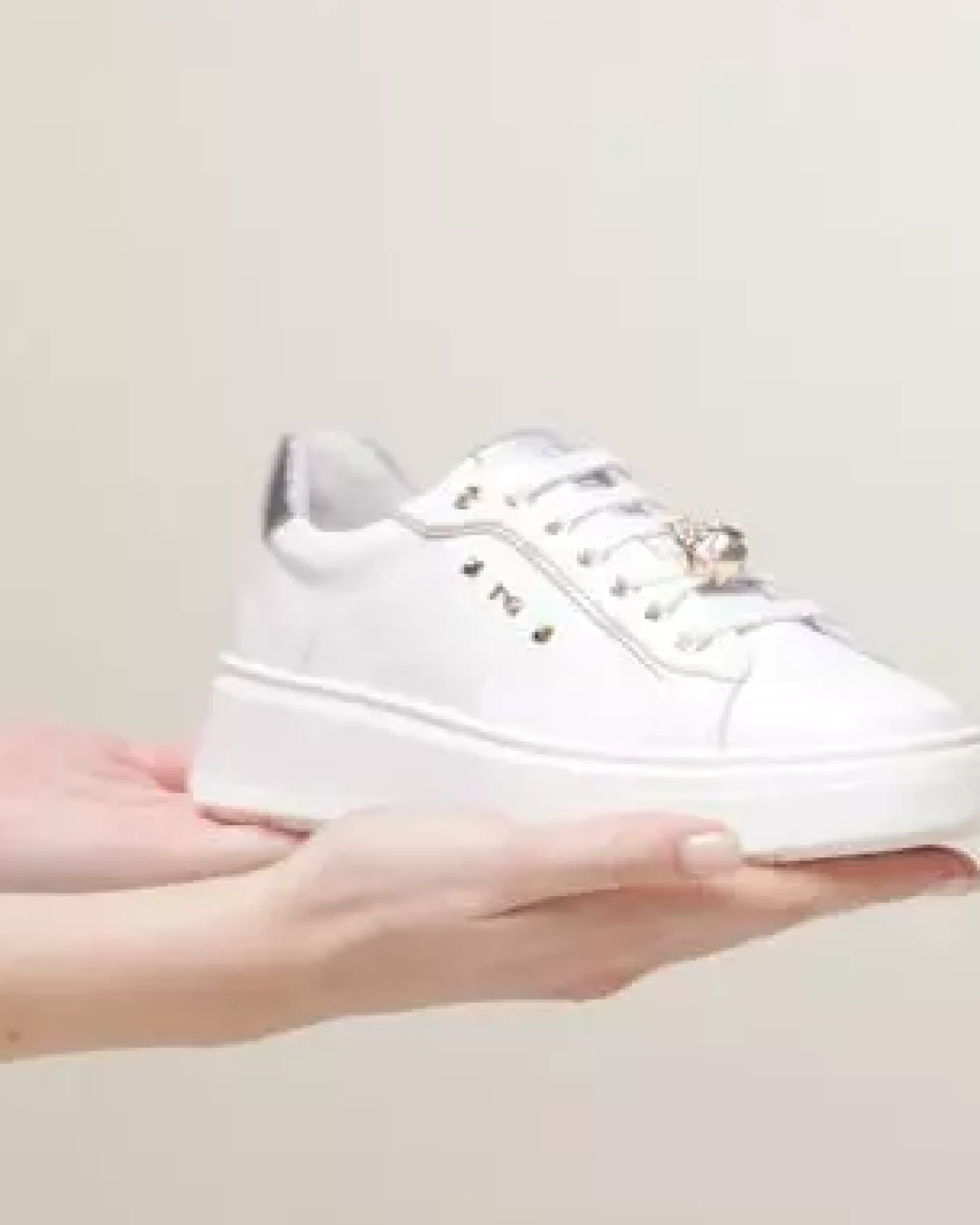 Nero Giardini Sneakers Donna in Pelle e Materiale Tecnico Outlet