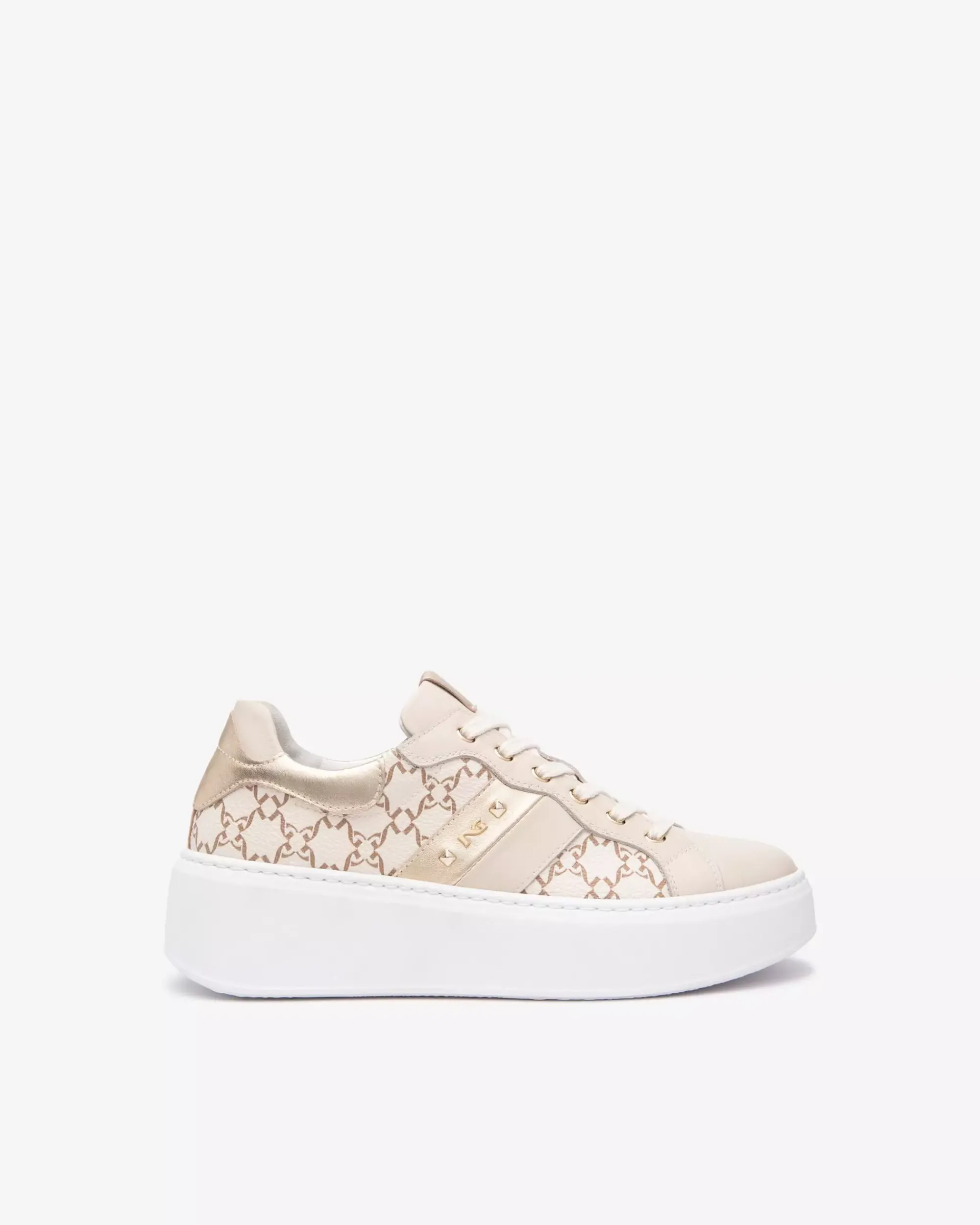 Nero Giardini Sneakers Donna in Pelle e Materiale Tecnico New