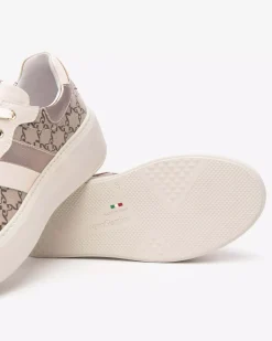 Nero Giardini Sneakers Donna in Pelle e Materiale Tecnico New