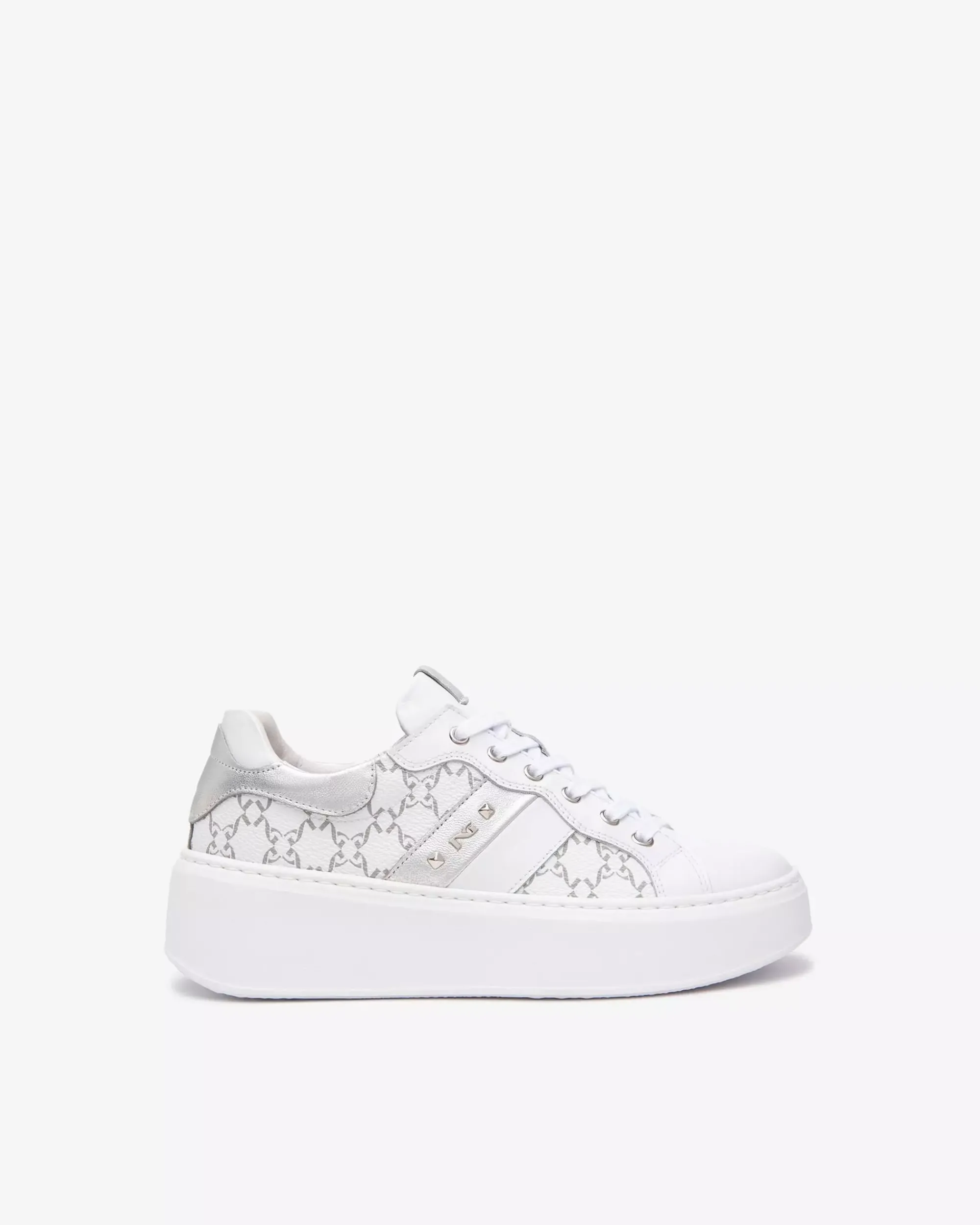 Nero Giardini Sneakers Donna in Pelle e Materiale Tecnico New